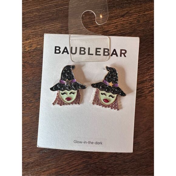 BaubleBar What You Witch For Glow-In-The-Dark Earrings - Picture 1 of 7